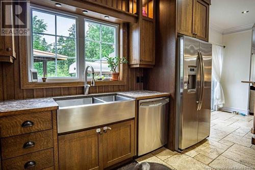 4 Blue Jay Court, Hanwell, NB - Indoor Photo Showing Kitchen With Double Sink