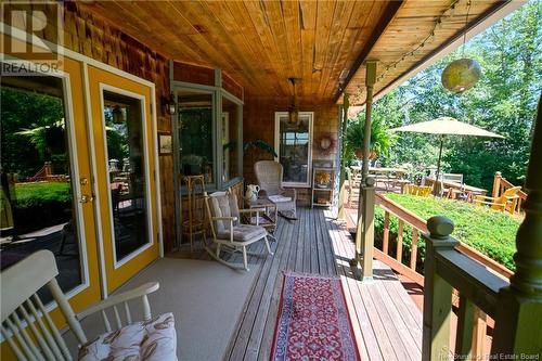 1987 Lakeview Road, Cambridge-Narrows, NB - Outdoor With Deck Patio Veranda With Exterior