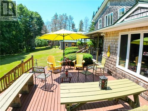 1987 Lakeview Road, Cambridge-Narrows, NB - Outdoor With Deck Patio Veranda With Exterior