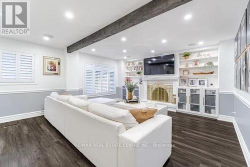 61 Braidwood Lake Road, Brampton, ON - Indoor Photo Showing Other Room With Fireplace