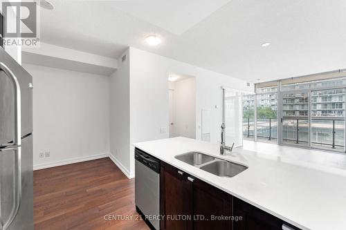 301 - 105 The Queensway Avenue, Toronto, ON - Indoor Photo Showing Kitchen With Double Sink