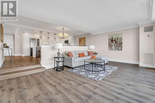 1204 - 2185 Marine Drive, Oakville, ON - Indoor Photo Showing Living Room