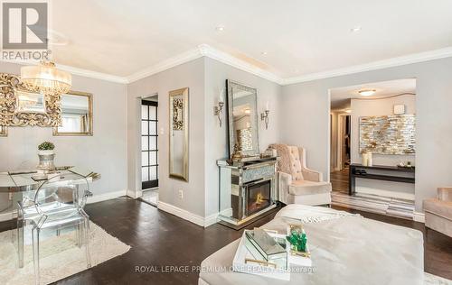 35 Brentwood Drive, Brampton, ON - Indoor Photo Showing Living Room With Fireplace