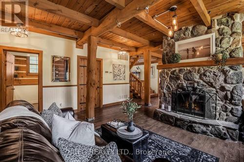 2510 Nash Road, Clarington, ON - Indoor Photo Showing Living Room With Fireplace