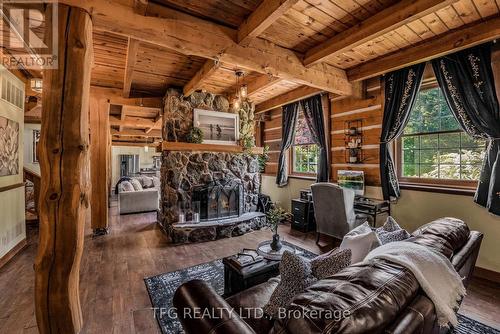 2510 Nash Road, Clarington, ON - Indoor With Fireplace