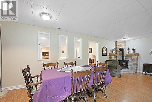 6320 Frog Street S, Georgina (Baldwin), ON - Indoor Photo Showing Dining Room With Fireplace