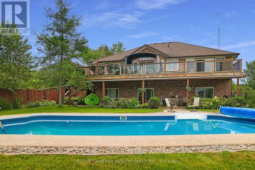 6320 Frog Street S, Georgina (Baldwin), ON - Outdoor With In Ground Pool With Deck Patio Veranda With Backyard