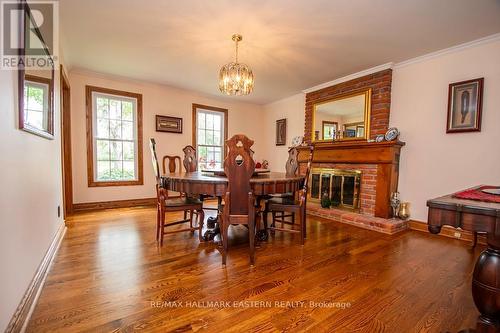 902 Crough Crescent, Smith-Ennismore-Lakefield, ON - Indoor Photo Showing Dining Room With Fireplace