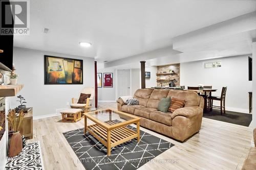 22 Stonefield Gate, Middlesex Centre, ON - Indoor Photo Showing Living Room With Fireplace