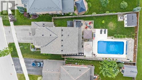 22 Stonefield Gate, Middlesex Centre, ON - Outdoor With In Ground Pool With Deck Patio Veranda With View