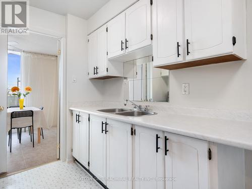 1701 - 100 Prudential Drive, Toronto, ON - Indoor Photo Showing Kitchen With Double Sink