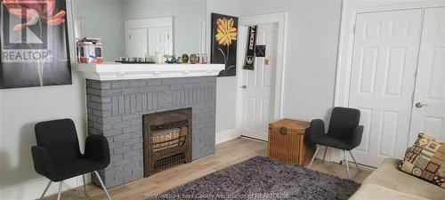3033 Peter, Windsor, ON - Indoor With Fireplace