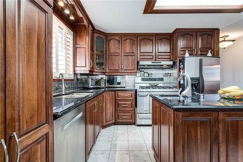 1 Halam Avenue, Hamilton, ON - Indoor Photo Showing Kitchen With Double Sink