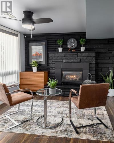 257 Riverside Parkway, Quinte West, ON - Indoor Photo Showing Living Room With Fireplace