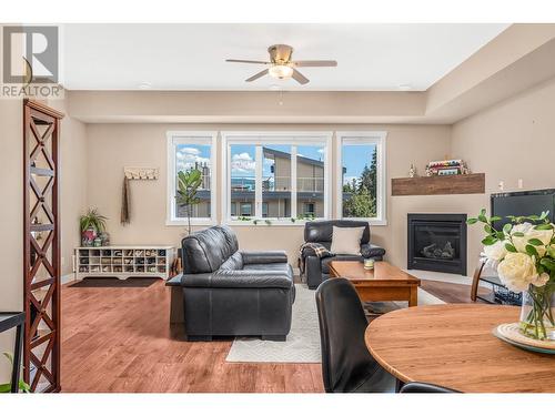 2893 Robinson Road Unit# 7, Lake Country, BC - Indoor Photo Showing Other Room With Fireplace