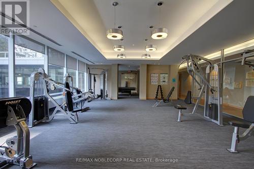 4407 - 55 Brenmer Boulevard, Toronto, ON - Indoor Photo Showing Gym Room