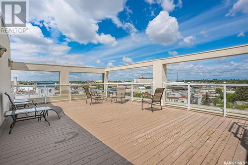 408 525 3Rd Avenue N, Saskatoon, SK - Outdoor With Deck Patio Veranda With View