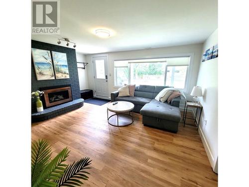 660 Boitanio Street, Williams Lake, BC - Indoor Photo Showing Living Room With Fireplace