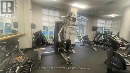 #2010 - 21 Overlea Boulevard, Toronto (Thorncliffe Park), ON - Indoor Photo Showing Gym Room