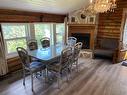 Lot 4 Longpine Lake, Ingolf, ON  - Indoor Photo Showing Dining Room With Fireplace 