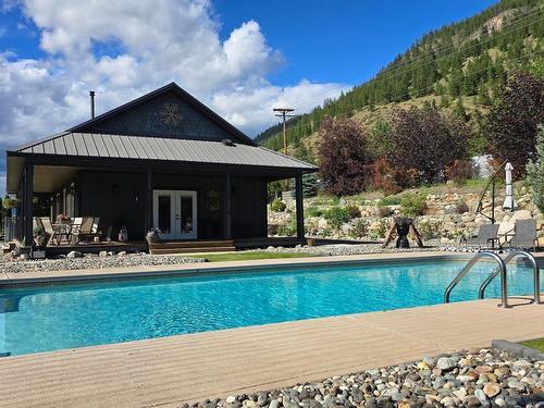 9073 Kealty Road, Kamloops, BC - Outdoor With In Ground Pool With Deck Patio Veranda