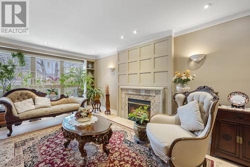 66 Highcourt Crescent, Toronto, ON - Indoor Photo Showing Living Room With Fireplace