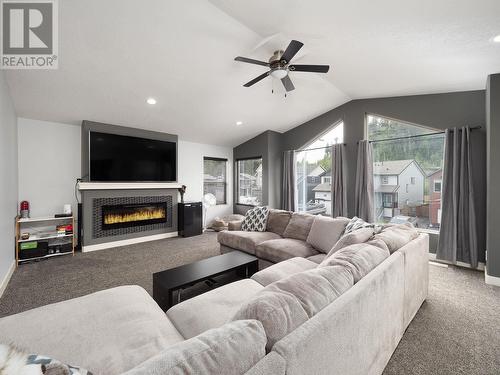 7678 Stillwater Crescent, Prince George, BC - Indoor Photo Showing Living Room With Fireplace