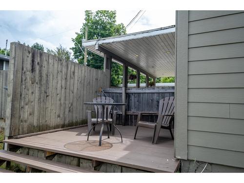 1887 Kootenay Lane, Fruitvale, BC - Outdoor With Deck Patio Veranda With Exterior