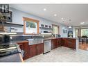 1887 Kootenay Lane, Fruitvale, BC  - Indoor Photo Showing Kitchen With Double Sink 