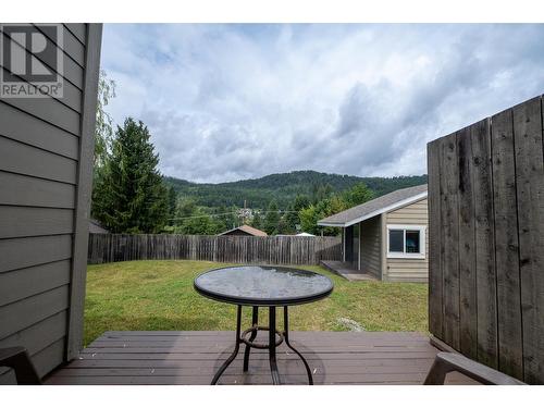 1887 Kootenay Lane, Fruitvale, BC - Outdoor With Deck Patio Veranda With Exterior