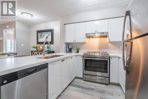 305 - 1470 Main Street E, Milton, ON - Indoor Photo Showing Kitchen With Stainless Steel Kitchen With Upgraded Kitchen