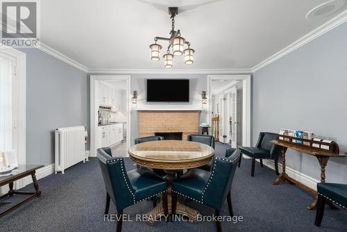 415 Regent Street, Niagara-On-The-Lake, ON - Indoor Photo Showing Dining Room With Fireplace