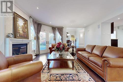 54 Berkindale Drive, Toronto (St. Andrew-Windfields), ON - Indoor Photo Showing Living Room With Fireplace