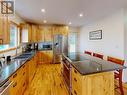 3638 Manitoba Ave, Powell River, BC  - Indoor Photo Showing Kitchen With Double Sink 