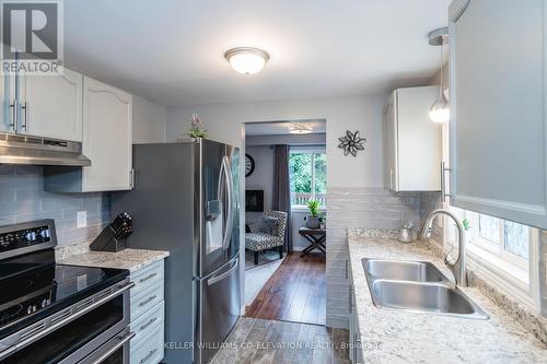 351 Galloway Boulevard, Midland, ON - Indoor Photo Showing Kitchen With Double Sink With Upgraded Kitchen