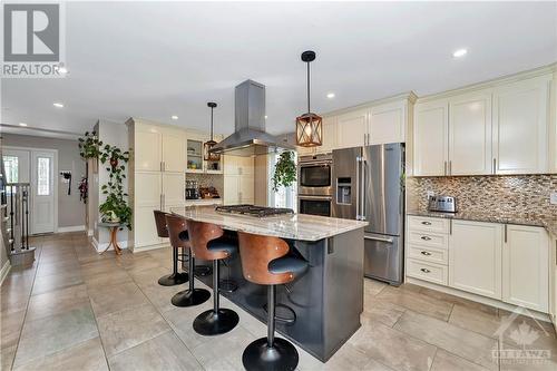 1736 Caminiti Crescent, Orleans, ON - Indoor Photo Showing Kitchen With Stainless Steel Kitchen With Upgraded Kitchen