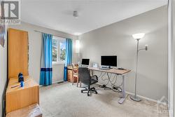 Third bedroom set up as an office - 