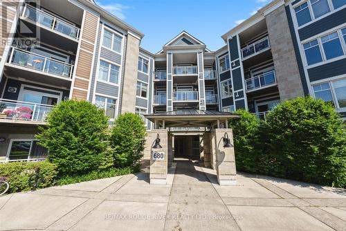 301 - 680 Gordon Street, Whitby, ON - Outdoor With Balcony With Facade