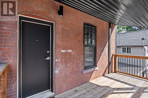 3150 Sandwich Unit# 1, Windsor, ON - Outdoor With Deck Patio Veranda With Exterior