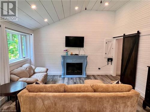 83344 David Drive, Ashfield-Colborne-Wawanosh, ON - Indoor Photo Showing Living Room With Fireplace