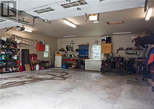 40 Hopkins Road, Jacksonville, NB - Indoor Photo Showing Garage