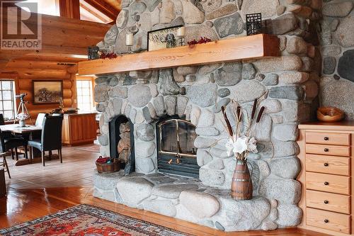 13516 S 27 Highway, Fort St. James, BC - Indoor Photo Showing Living Room With Fireplace