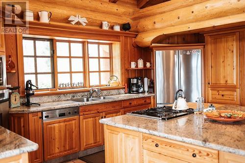 13516 S 27 Highway, Fort St. James, BC - Indoor Photo Showing Kitchen With Double Sink