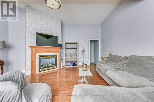 116 Binder Twine Trail, Brampton, ON - Indoor Photo Showing Living Room With Fireplace