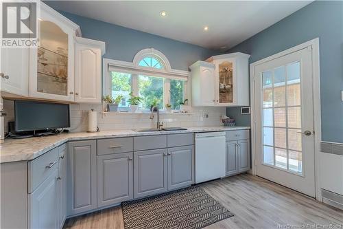 64 Union Street, St. Stephen, NB - Indoor Photo Showing Kitchen With Double Sink