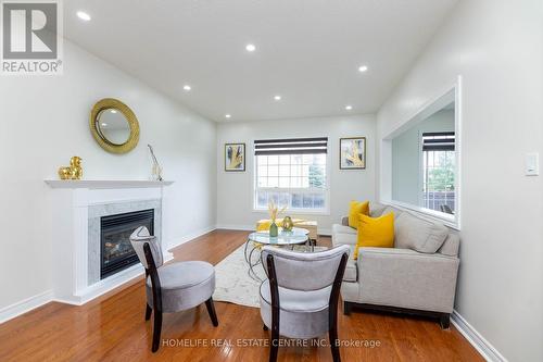 4 Whale Cove Court, Brampton, ON - Indoor Photo Showing Living Room With Fireplace