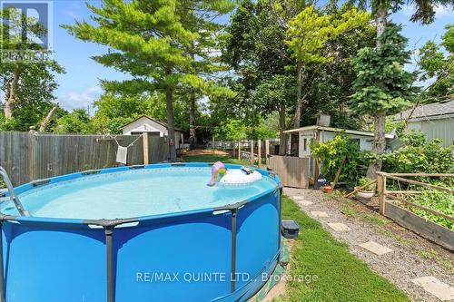 173 Main Street, Deseronto, ON - Outdoor With Above Ground Pool With Backyard