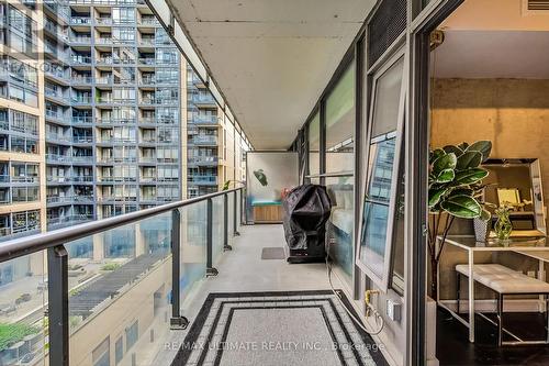 614 - 25 Oxley Street, Toronto, ON - Outdoor With Balcony With Exterior