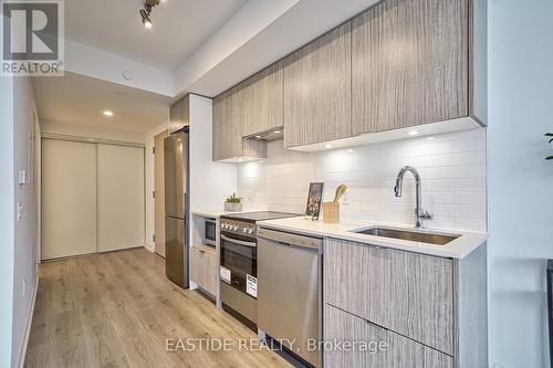 3911 - 395 Bloor Street E, Toronto, ON - Indoor Photo Showing Kitchen With Upgraded Kitchen