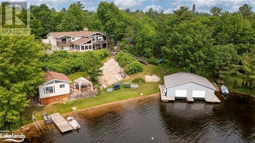 490 Crooked Bay Road, Port Severn, ON - Outdoor With Body Of Water With Deck Patio Veranda